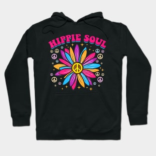 Daisy Peace Sign Hippie Soul Cute Daisy Lover Gifts Hoodie